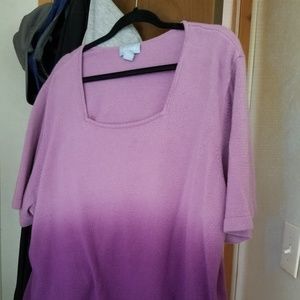 Short sleeved sweater